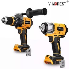 Home Power Tools 12 Cordless Hammer Drillimpact Wrench For Dewalt 20v Battery