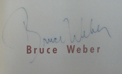 SIGNED Bruce Weber Twelvetrees Press 1983 Monograph Gravure FIRST
