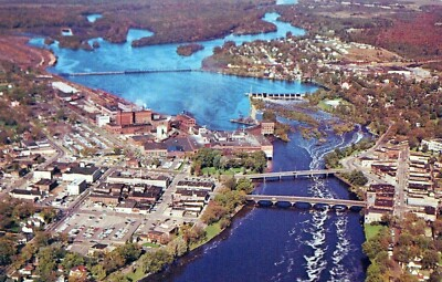 #ad Wisconsin Rapids Wisconsin Eau Claire WI Vintage Chrome Post Card $6.88