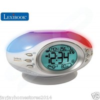 LexiBook Serenity Lights & Sounds Alarm clock/FM Radio Alarm Clock/Travel Clock