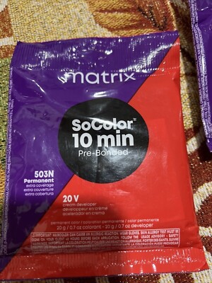 Matrix SoColor 10 Minute Hair Color & Developer 503N Darkest Brown Neutra