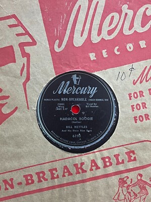 BILL NETTLES   HADACOL BOOGIE / I'M FOOTLOOSE NOW 78 schellack 1949 early Hillb.