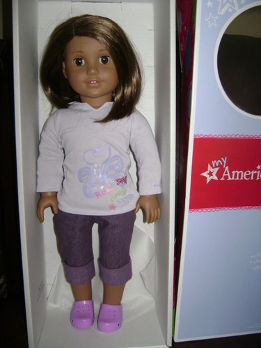 BAMBOLA AMERICAN GIRL 18" GIRL LIKE ME stampo viso di MARISOL nuova scatola aperta JLM/AG - Foto 3 di 9