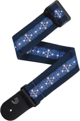 PLANET WAVES D'Addario Deluxe Cotton Guitar Strap, Blue