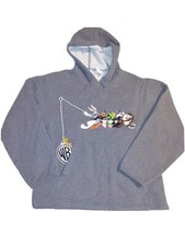 Vintage Looney Toons Warner Bros Pull Over Hoodie M Women 1999