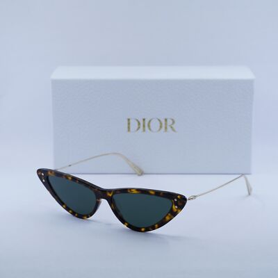 Dior MISSDIOR B4U 22C0 Sunglasses Havana Cat Eye Frame, Green Lenses Dior MISSDIOR B4U 22C0 Sunglasses Havana Cat | Mercari main image 4