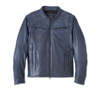 Harley Davidson Men's Capitol Triple Vent System Jacket Cowhide Leather Jacket