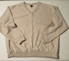 Vintage 90s Lands End Pullover Sweatshirt Textured 100% Cotton Mens Size XL  USA