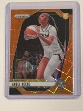 2024 Panini Prizm WNBA #10 Angel Reese Orange Velocity Prizm