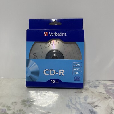 verbatim cd-r 10 pack New
