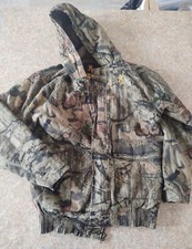 Browning Jr. Boys Infiniti Camo Hooded Jacket Zip Sz M 8-10