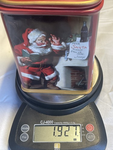 Holiday Portraits Stoneware Canister Red Coca Cola Christmas Santa Coke Sakura - Picture 15 of 15