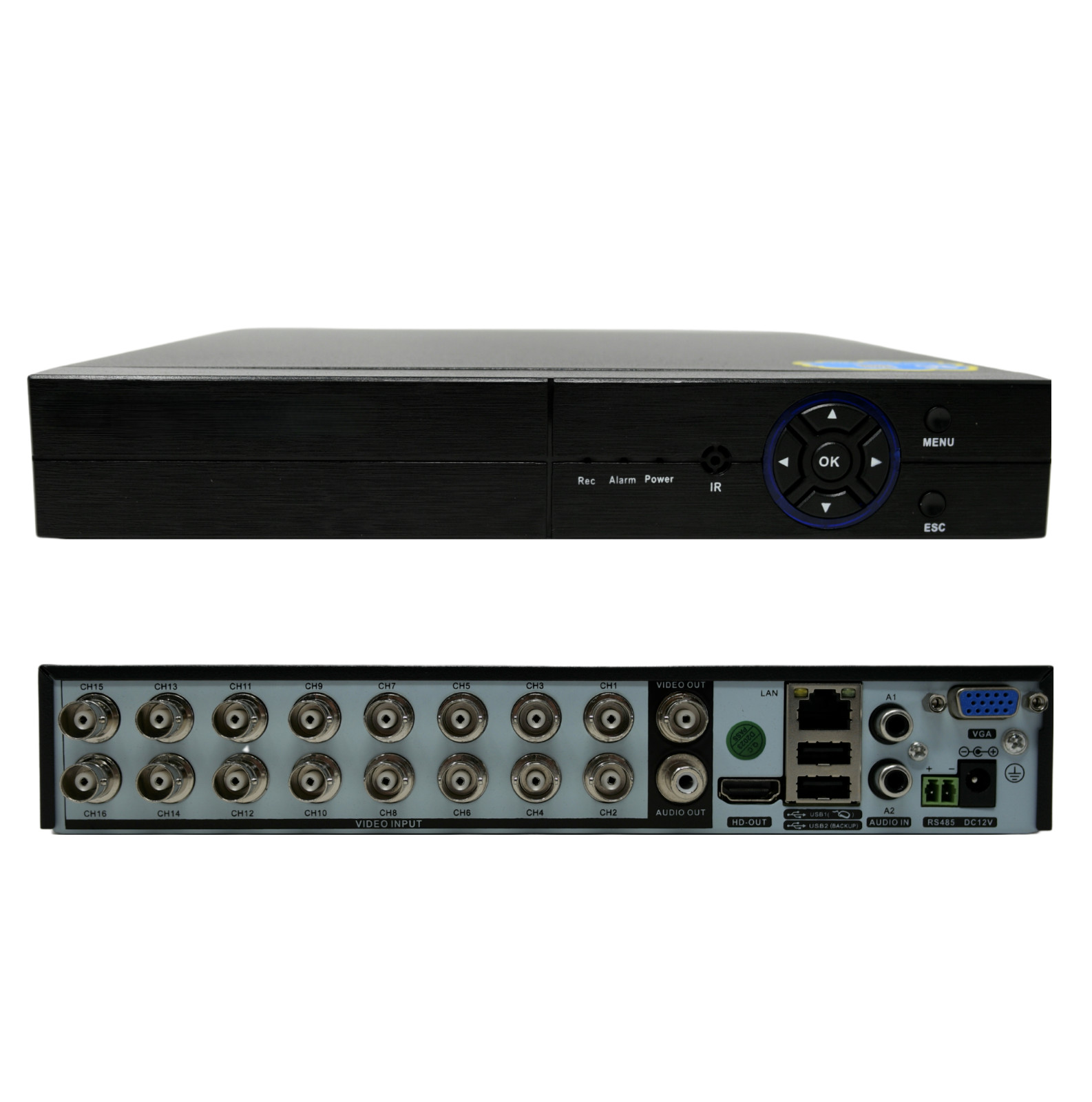Registratore DVR 16CH Ibrido Full HD 1080P - Compatibilità Universale - 1
