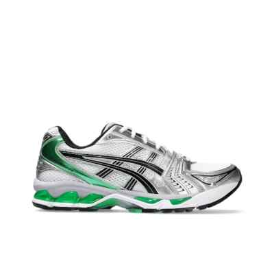 New Asics Gel-Kayano 14 Shoes - White/ Malachite Green (1201A019 