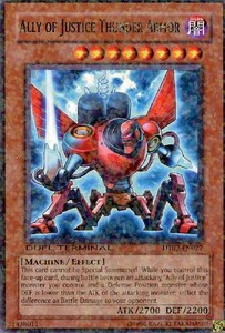 Ally of Justice Thunder Armor - DT02-EN027 - Rare Parallel Rare - Duel Terminal