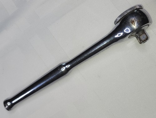 Vintage Craftsman 3/8" Drive Ratchet 43772 EE 7 Quick Release Gold Label 8" long - Picture 5 of 8
