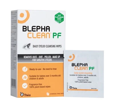 THEA VALUE PACK 5x Blephaclean Eyelids Eyelashes Hygiene Cleansing BLEPHARITIS wipes