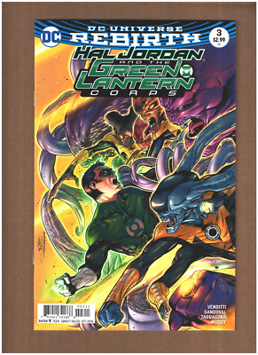 Hal Jordan and Green Lanterns Corps #3 DC Rebirth Sandoval Cover 2016 VF+ 8.5