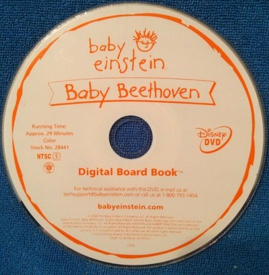 Disney Baby Einstein Baby Beethoven Disney Dvd 08 Disc Only No Tracking Ebay