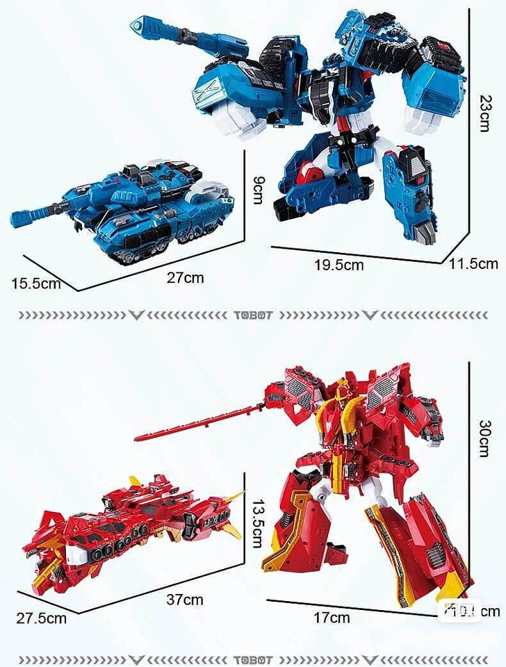 TOBOT V Galaxy Detectives Full Size Commander Universe Tank Man Invincible Robot - Image 4 of 4