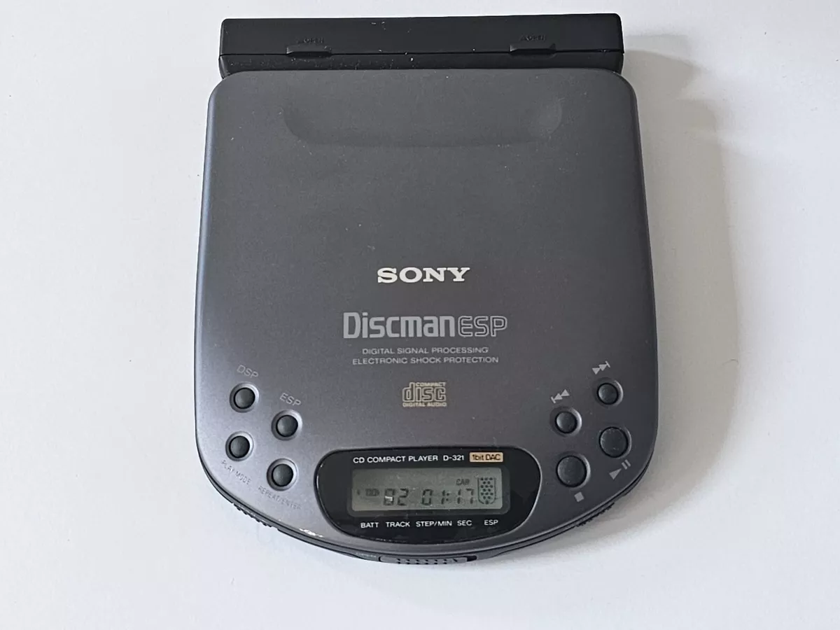 Sony D321 CD Player DISCMAN Japan Made Portable ESP | eBay