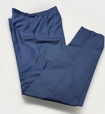 Richard James Trousers Navy Wool Basketweave Adjusters Waist 40R BNWT RRP £295