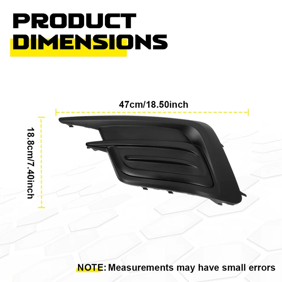 Bisel de cubierta de luz antiniebla para parachoques delantero negro 2-20X para Subaru Legacy 2018-2019 diestro+derecho Foto 3 de 4