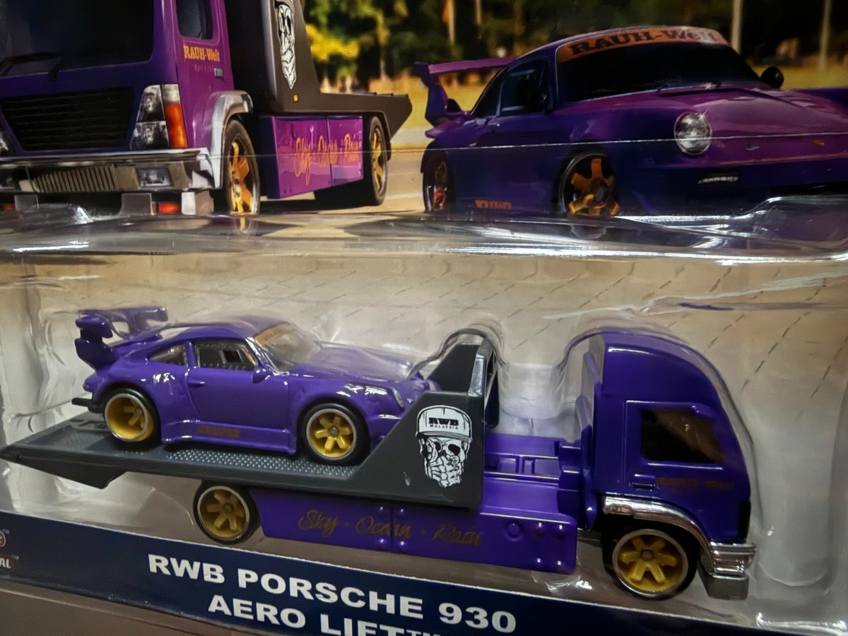 Hot Wheels RWB Porsche 930 Aero Lift – Car Culture Team Transport