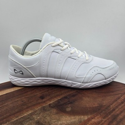 Nfinity Rival 2 Shoes Women's 10 White Cheerleading Cheer Lace Up Tumble Sneaker