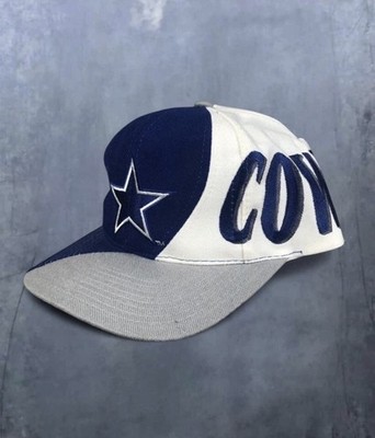 VTG 90s Drew Pearson Dallas Cowboys wrap around Swirl Snapback Hat RARE!