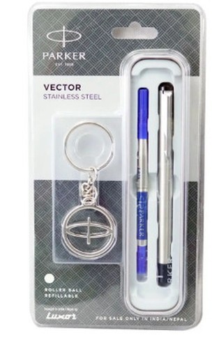 @Parker Vector Stainless Steel Roller Ball Pen D252