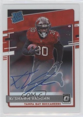 2020 Panini Donruss Optic Rated Rookies /150 Ke'Shawn Vaughn Rookie Auto RC z7d