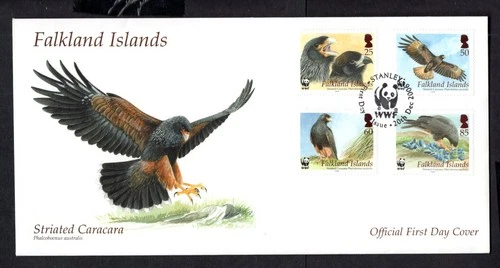 Falkland Islands - 2006 WWF Striated Caracara First Day Cover