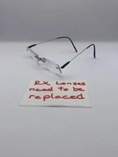 Silhouette Eyeglasses 5330 53-19-140 Purple Metal Rimless Made in Austria