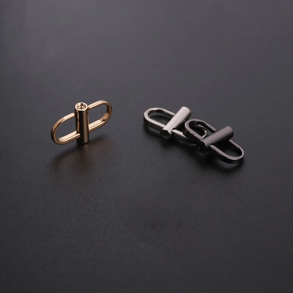 5pcs Bag Chain Strap Adjustable Buckle Handbag Handle Length Change Metal Hook - Image 3 of 4