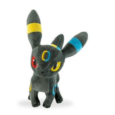 Pokémon Umbreon Plush Toy 8'' Half Shiny Half Normal Eevee Stuffed Cartoon