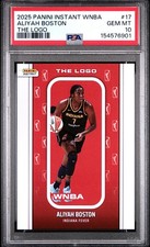 2025 PANINI INSTANT WNBA THE LOGO #17 ALIYAH BOSTON PSA 10