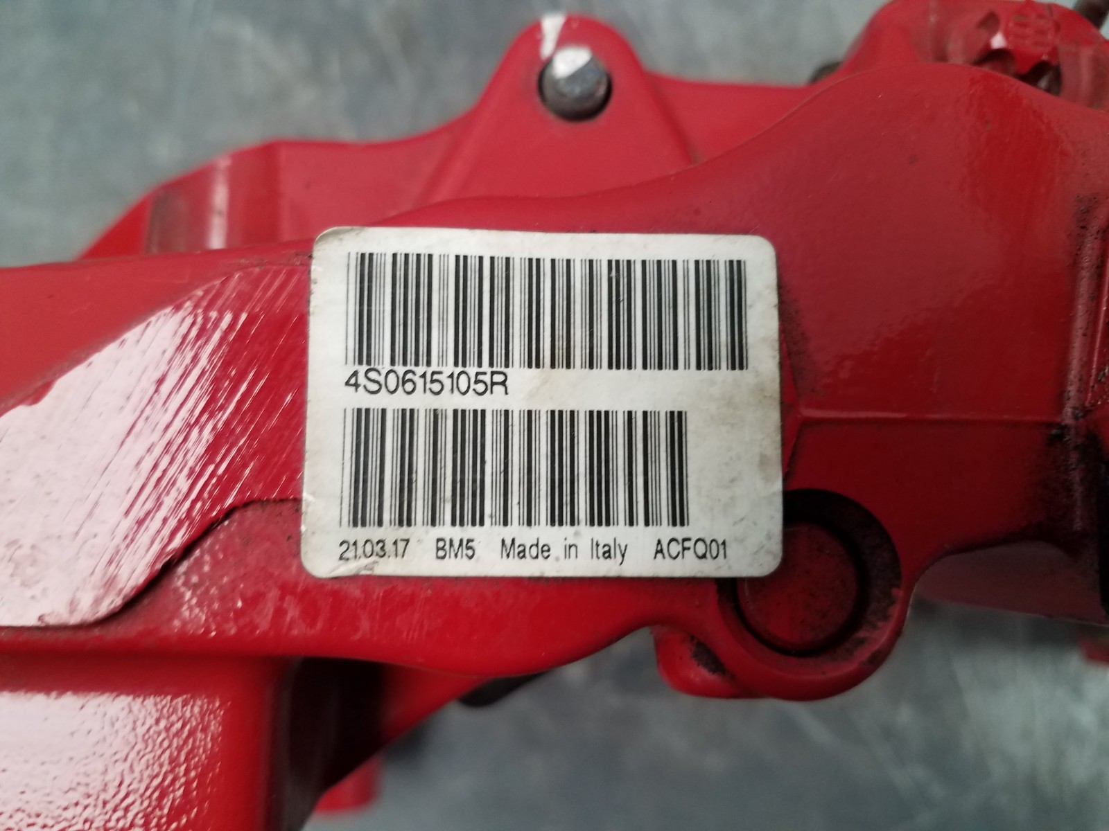 2017 Audi R8 V10 Plus Spyder Brembo Brake Caliper Set #4720 CA2