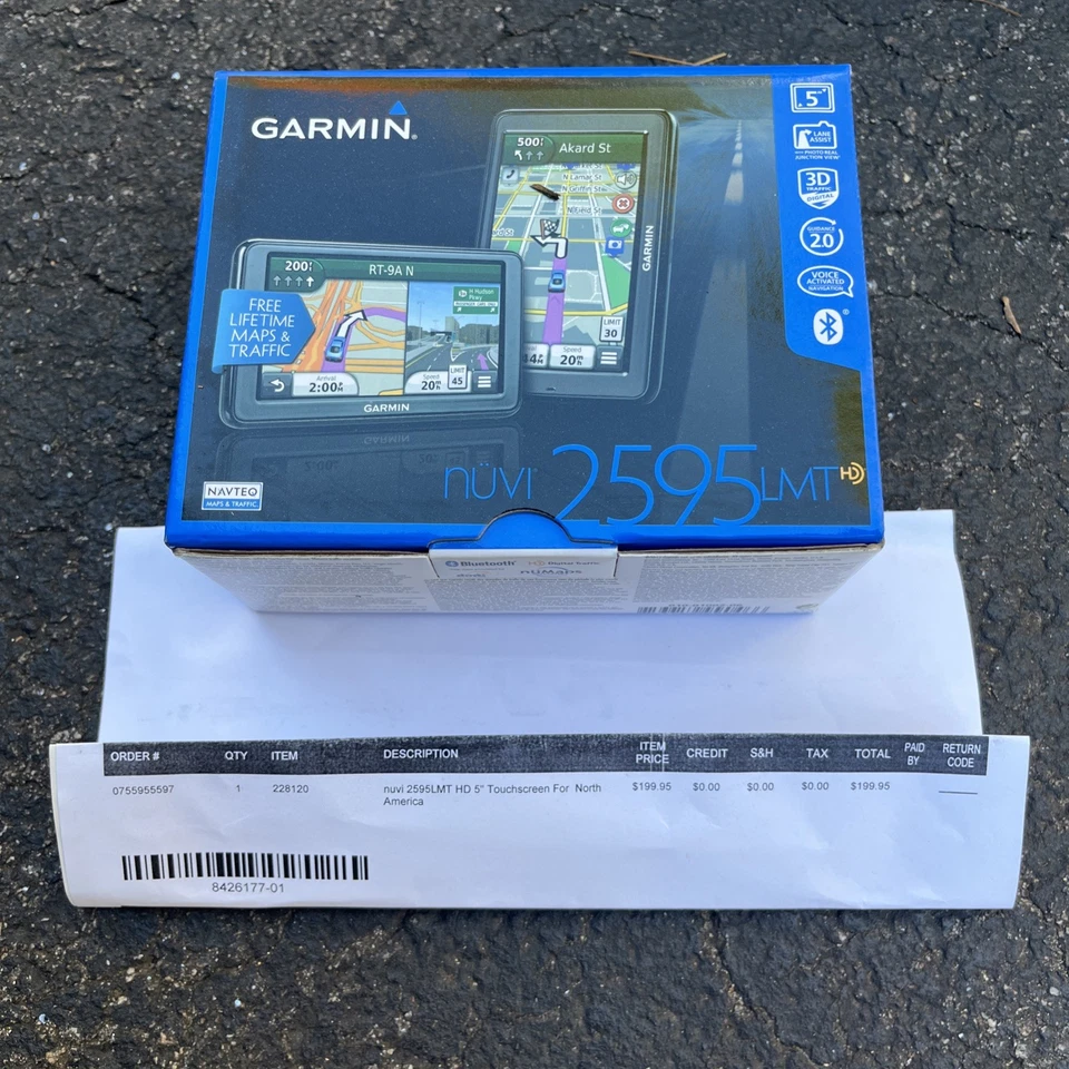 Garmin Nuvi 2595LMT GPS Navigation Device-NEW purchased for $199 - Image 3 of 3