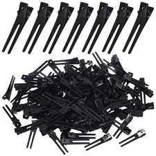 120 PCS Double Prong Curl Clips 1.8 Inch 4.5cm Stainless Steel Hair Salon