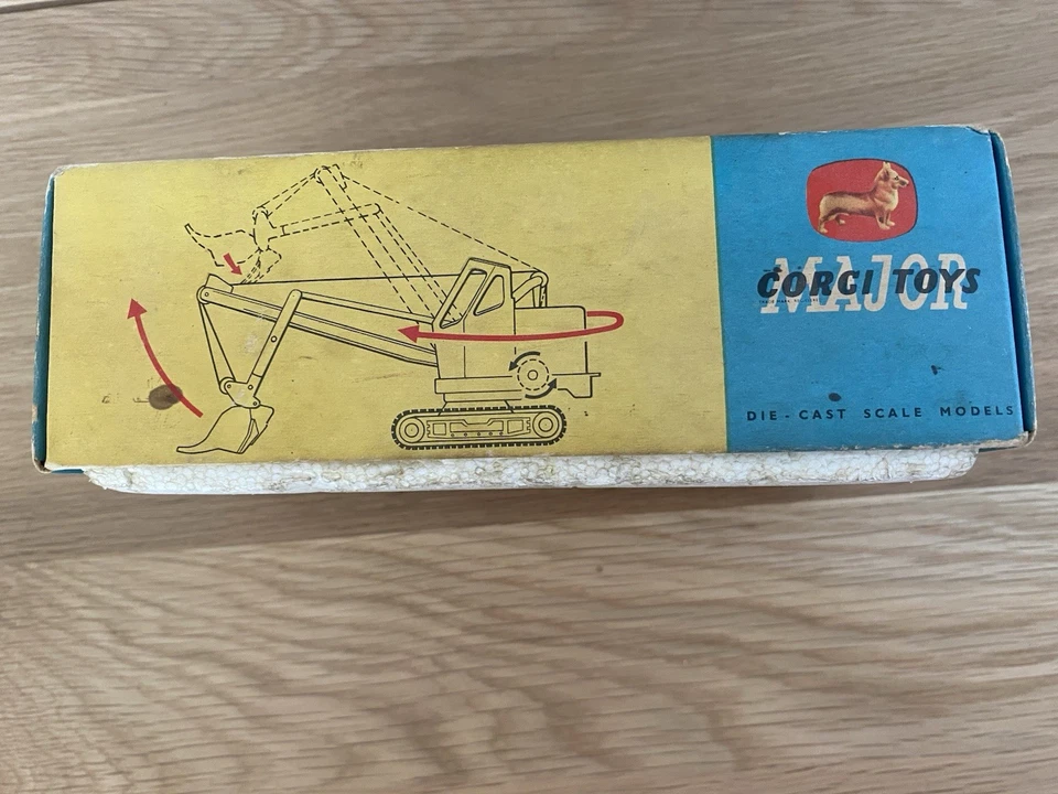Vintage Corgi Major Toys No. 1128 - Priestman Cub Shovel Digger In Original Box - Image 2 of 4