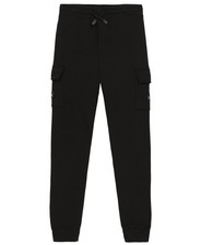 NWT M 10/12  Calvin Klein Big Boys Cargo Soft Fleece Jogger - Black