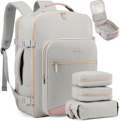 LOVEVOOK Handgepäck Rucksack Flugzeug, 40L Groß Reiserucksack Damen