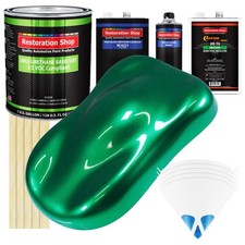 Emerald Green Metallic Gallon Low Voc Urethane Basecoat Clearcoat Auto Paint Kit Emerald Green Metallic Gallon Low Voc Urethane Basecoat Clearcoat Auto Paint Kit