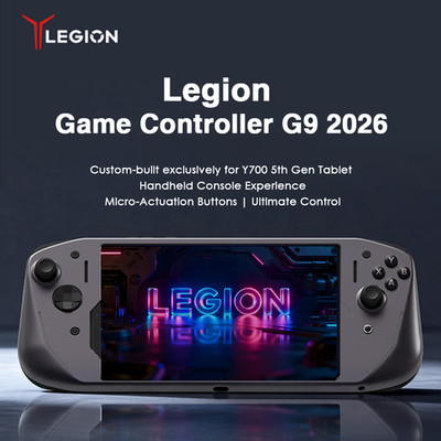 Original Lenovo Legion G9 Gamepad 2026  Für Y700 Gen 5,Hall Joysticks,Mechanisch