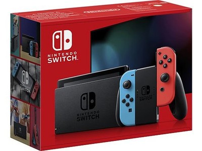 Nintendo Switch 32GB Spielkonsole - Neon-Rot/Neon-Blau