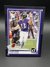 Donruss 2025 Rookies & Highlights Tyler Loop 1/1 RC SSP Baltimore Ravens DRH-59