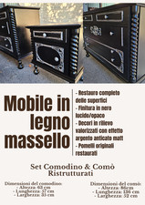 Cassettone o Comò e Comodino ristrutturato