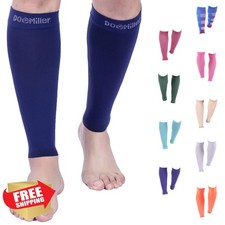 Doc Miller Calf Compression Sleeve 20-30mmHg, Knee High Sizes