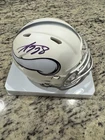 Adrian Peterson Signed Minnesota Vikings RAVE Mini Helmet - JSA Authenticated